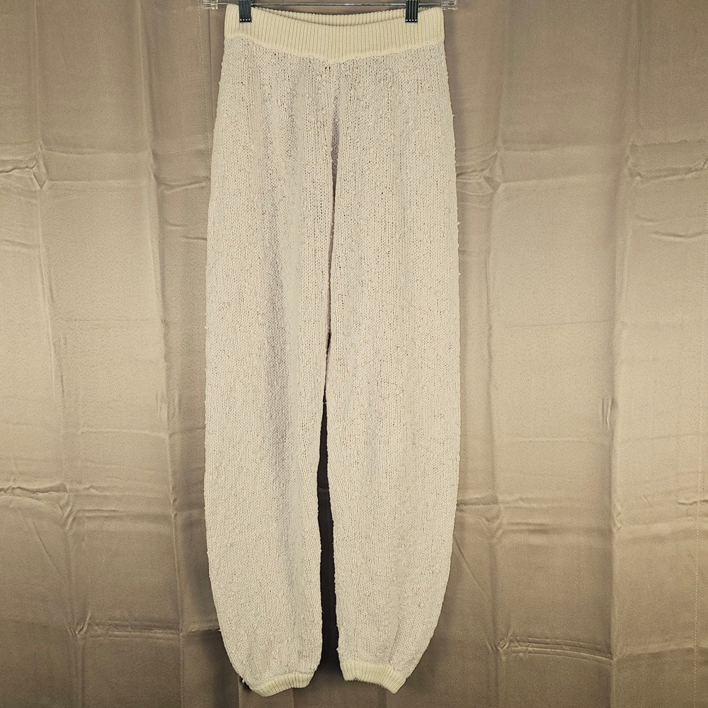 Free People Beach Womens White Knit Pants‎ XS
